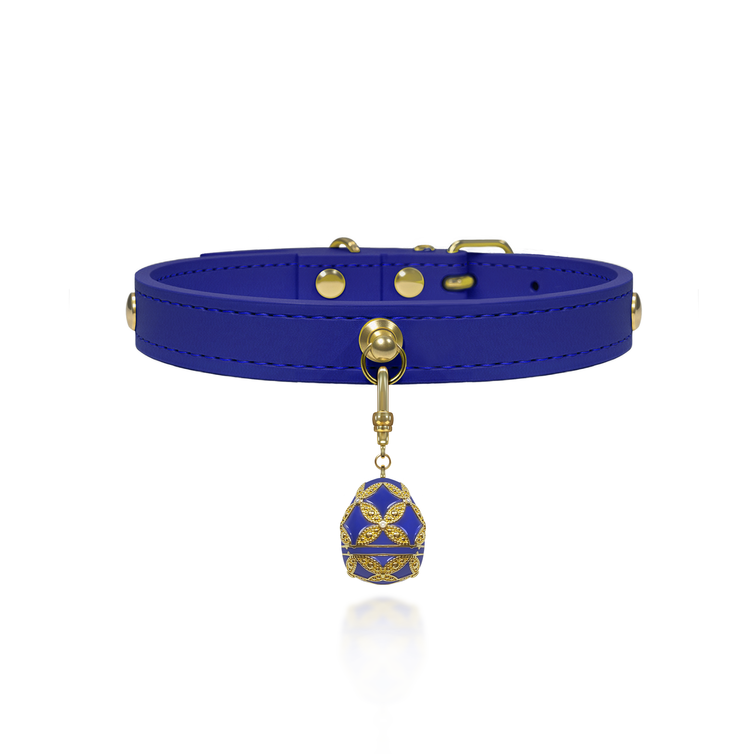 Collar Colgante Azul Rey
