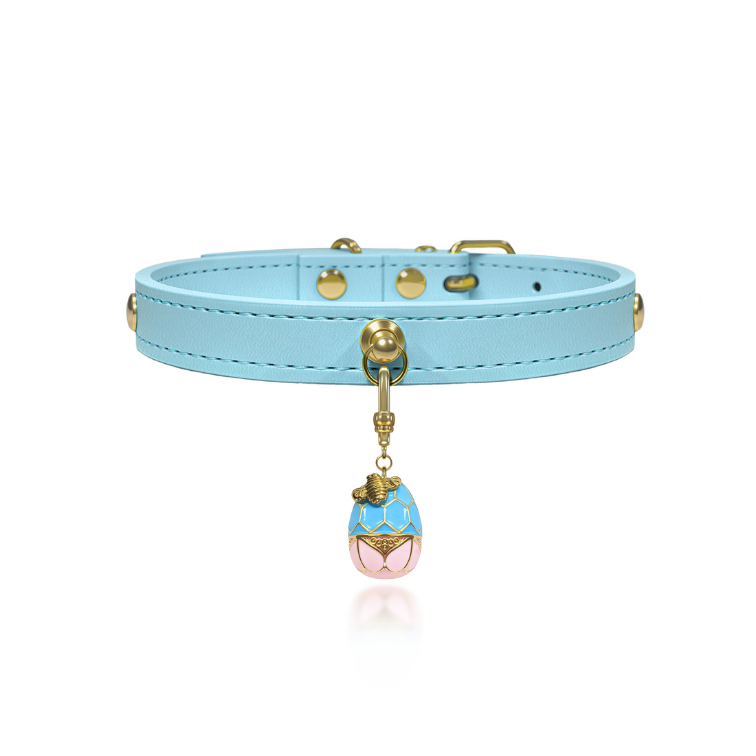 Collar Colgante Azul Aguamarina