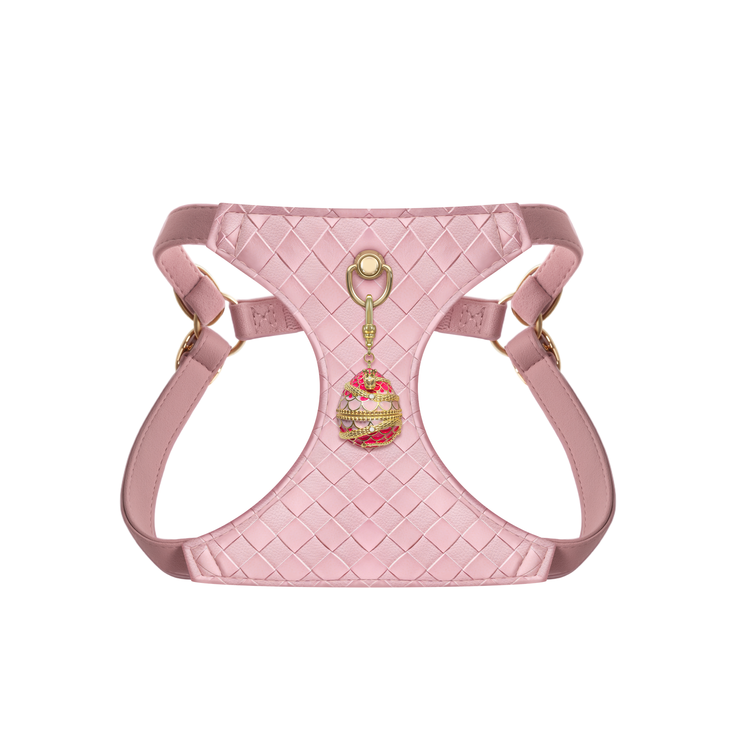 Juego de arnés con colgante intercambiable Rosé Weave