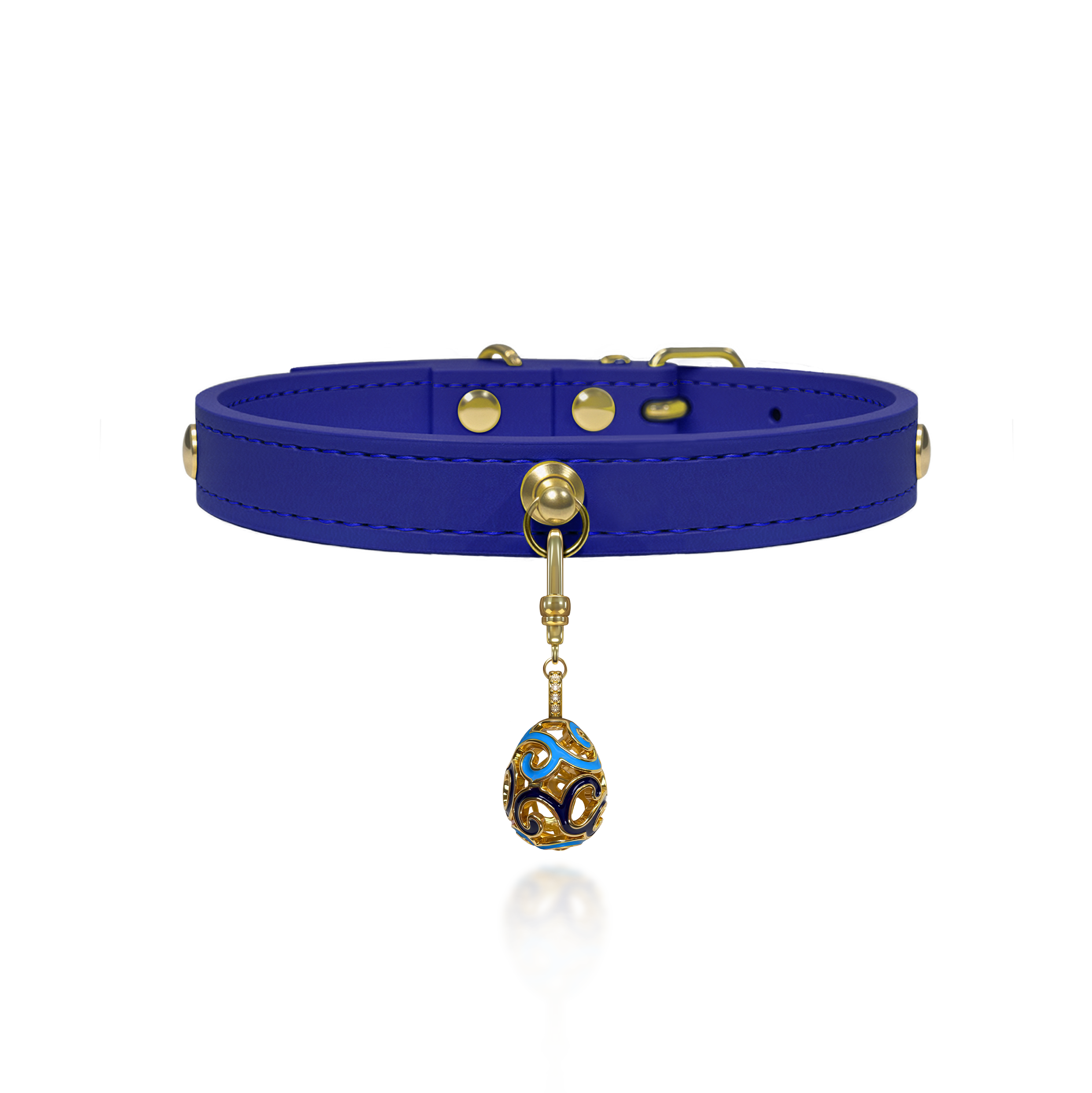 Collar Colgante Azul Rey