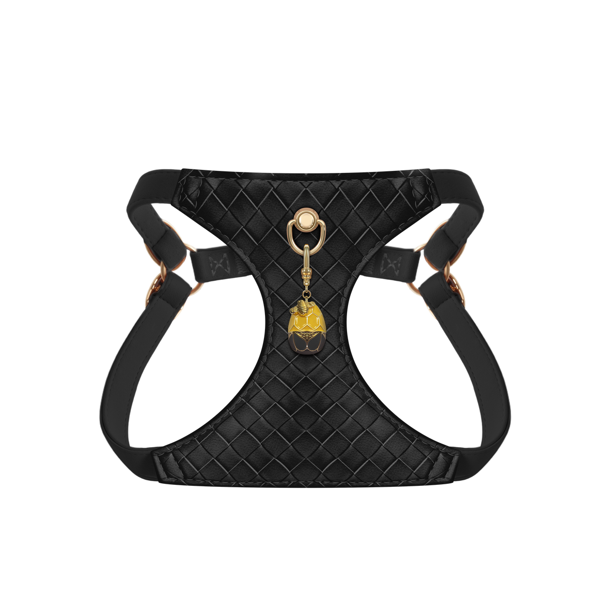Onyx Weave Pendant Dog Harness Set - additional view