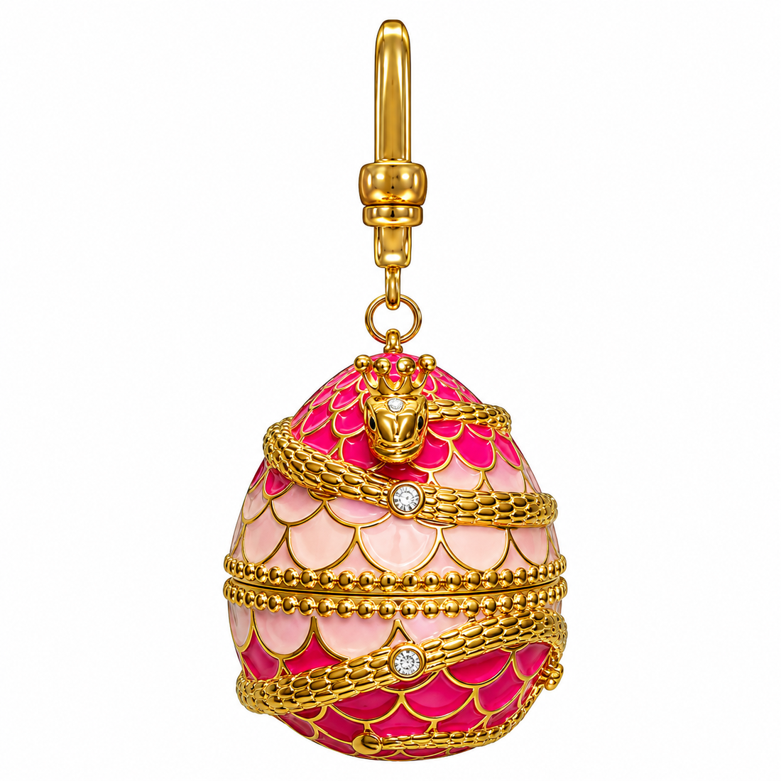 Vintage Egg Dog Collar Charm