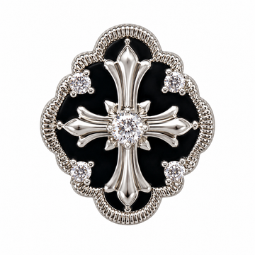 Midnight Baroque 3 Dog Collar Charm
