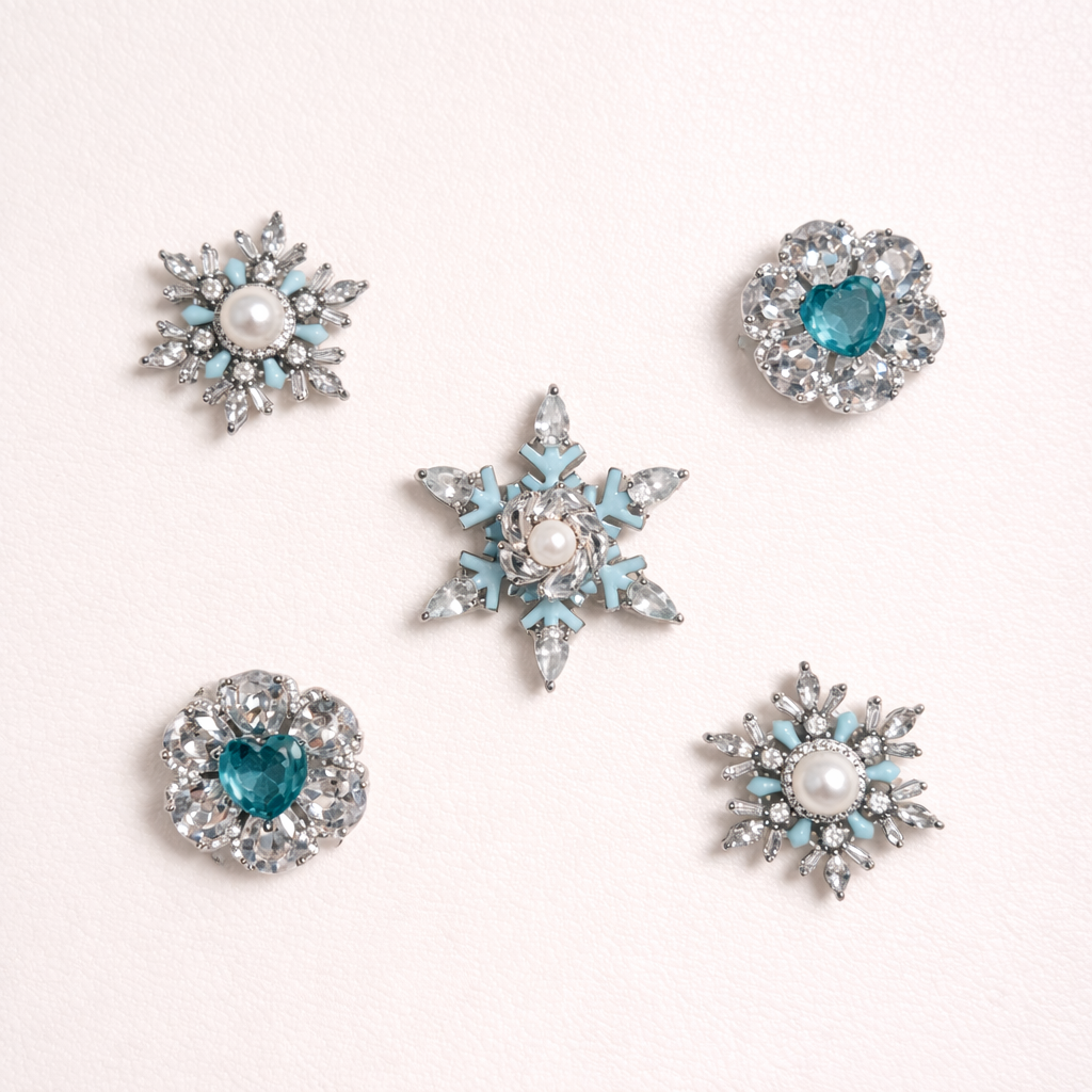 "Crystal Snowfall" Luxury Pet Charm