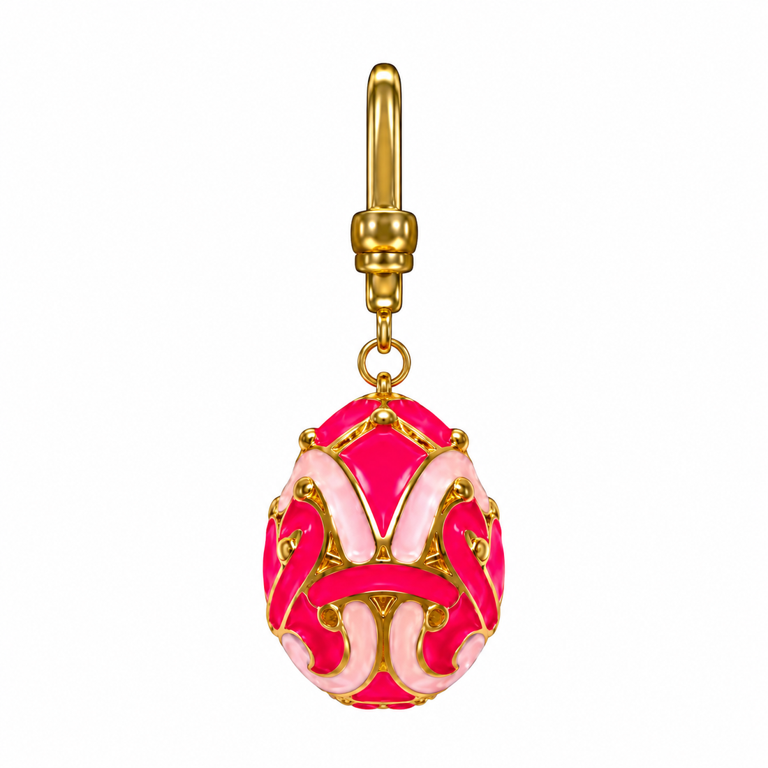 Baroque Egg Dog Collar Charm