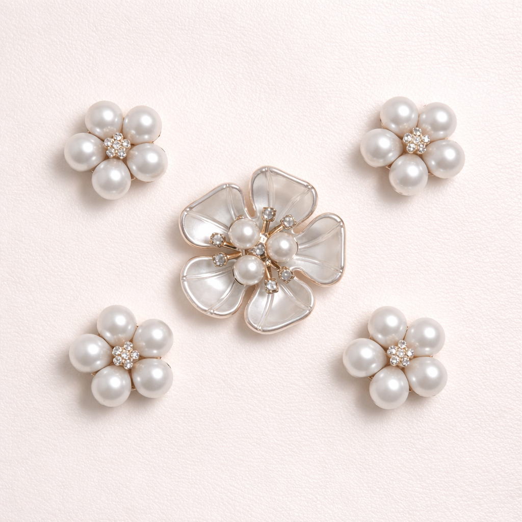 "Pearl Blossom" Luxury Pet Charm