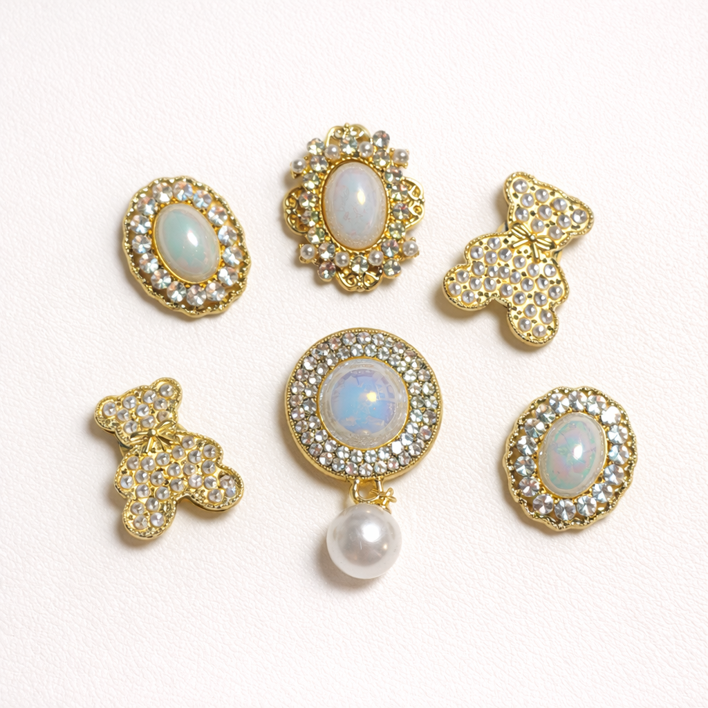 "Luminous Pearl Radiance" Luxury Pet Charm