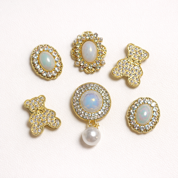 "Luminous Pearl Radiance" Luxury Pet Charm