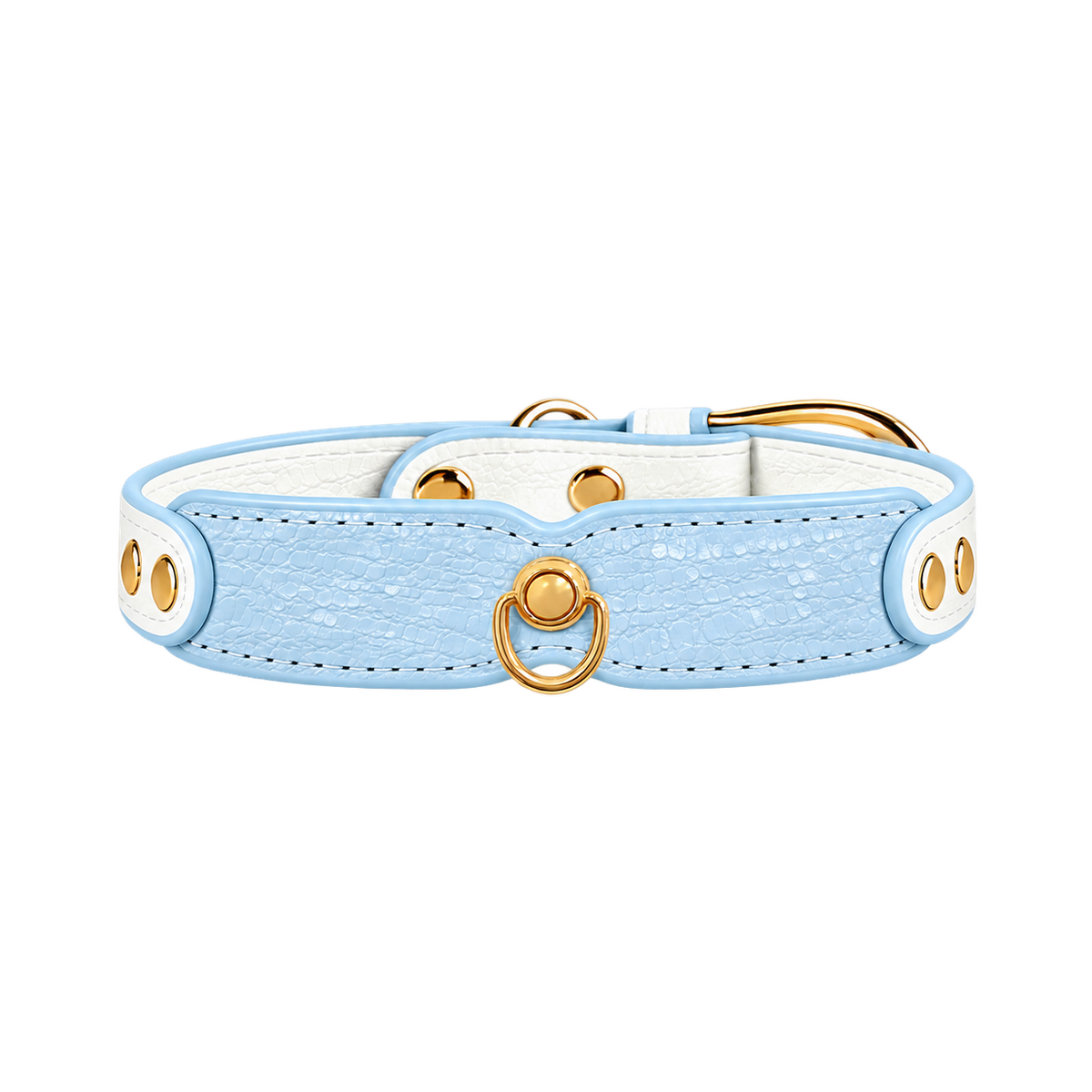 Ice Blue Pendant Dog Collar