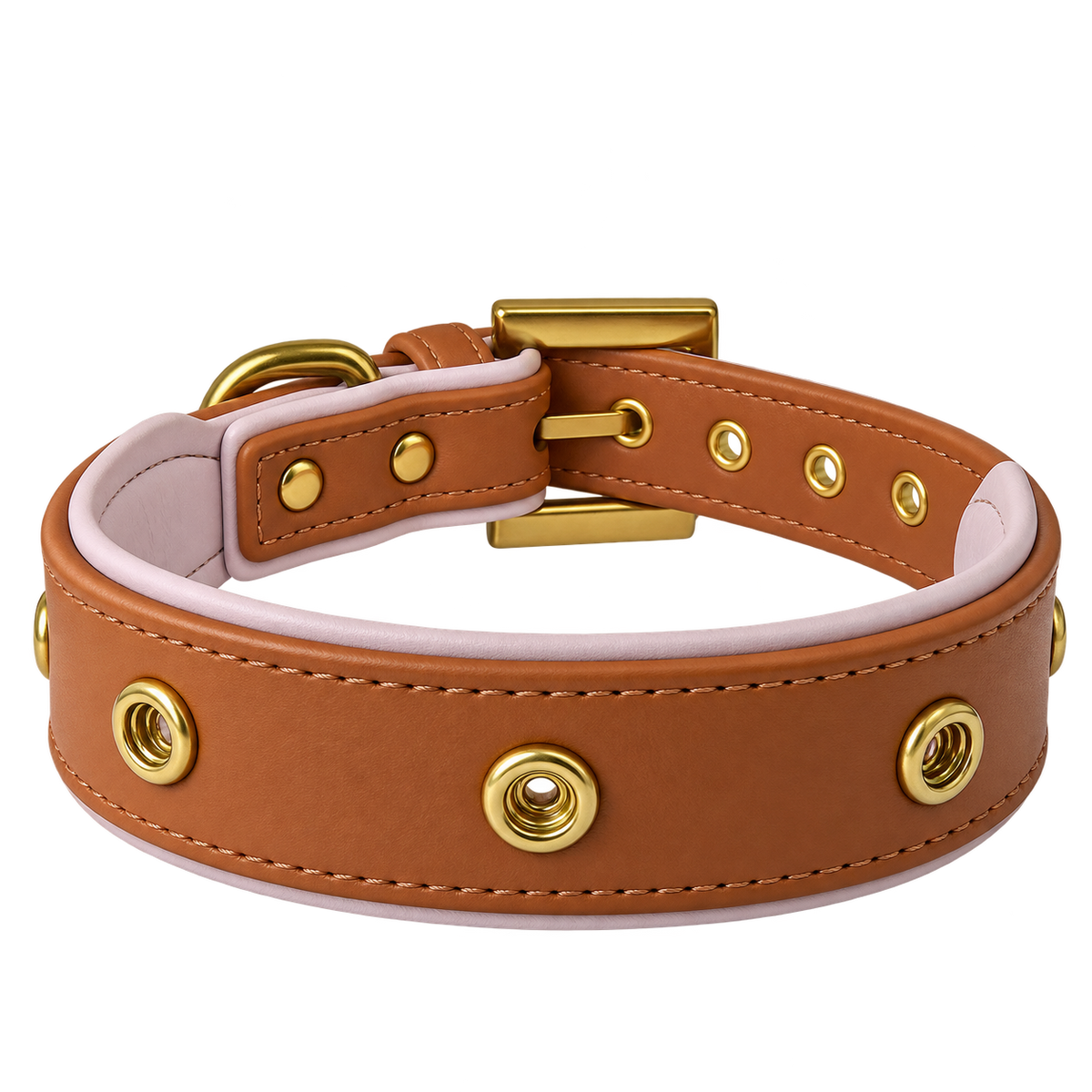 Toffee Blush Dog Collar | Tail & Whisker
