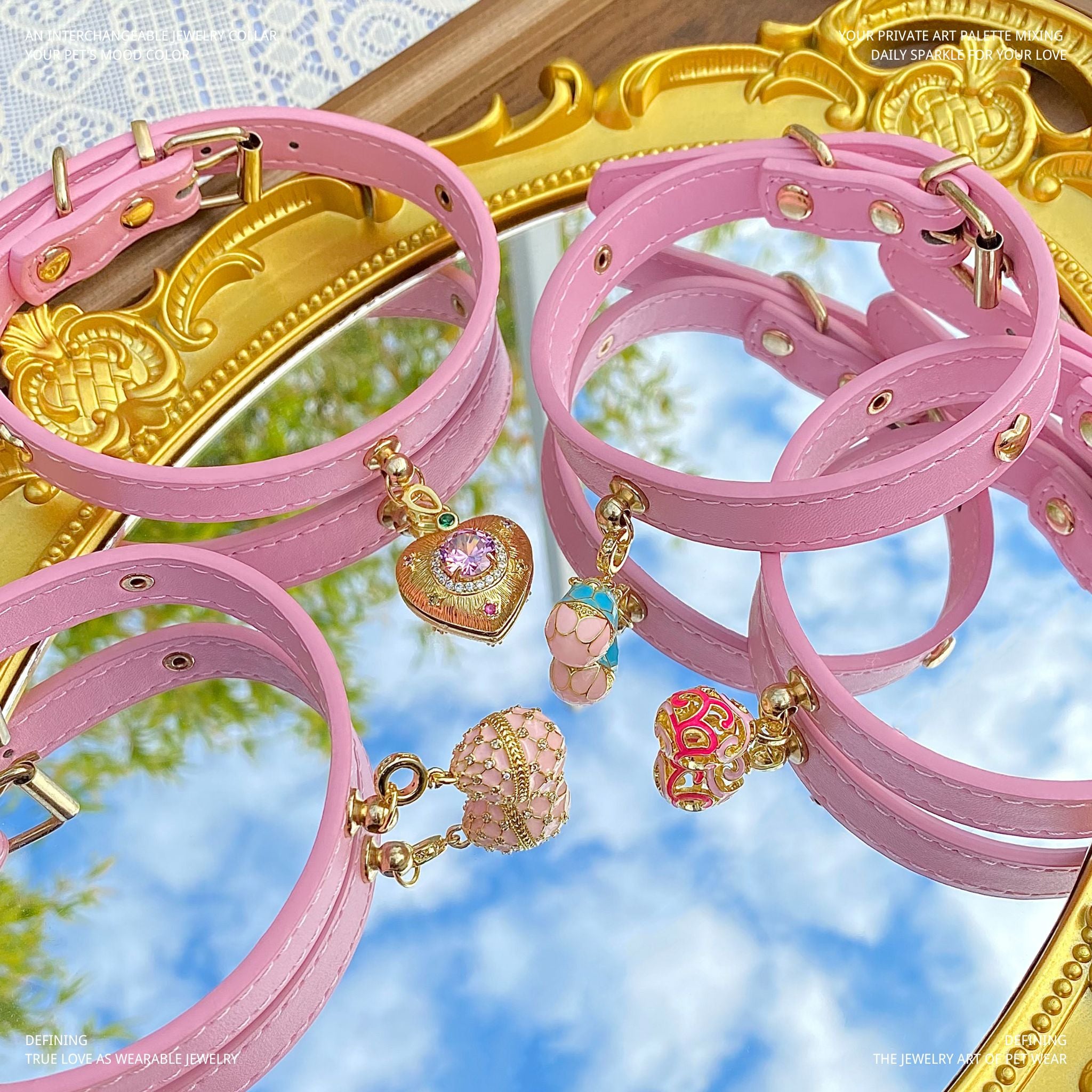Collar Colgante Rosa Pétalo