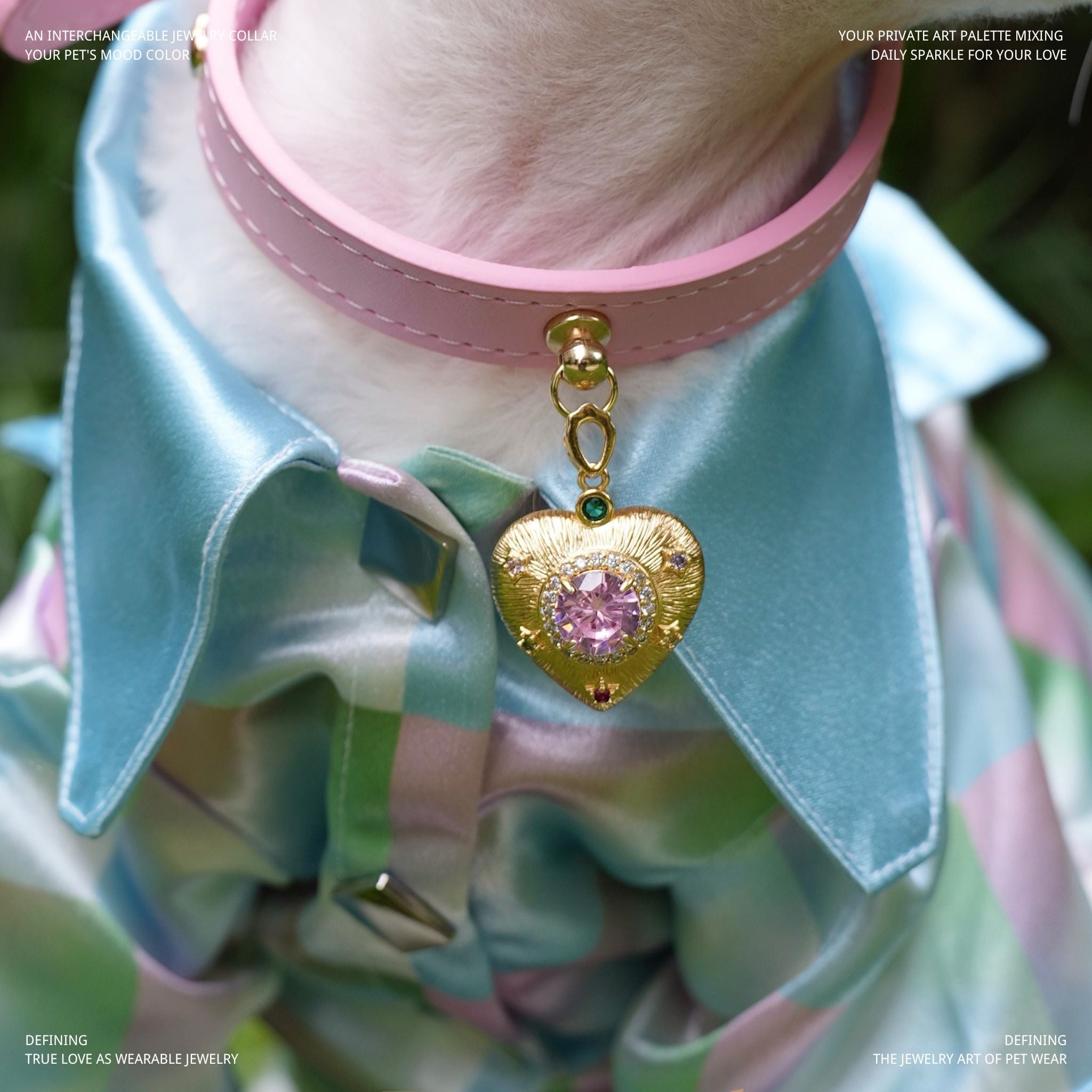 Collar Colgante Rosa Pétalo