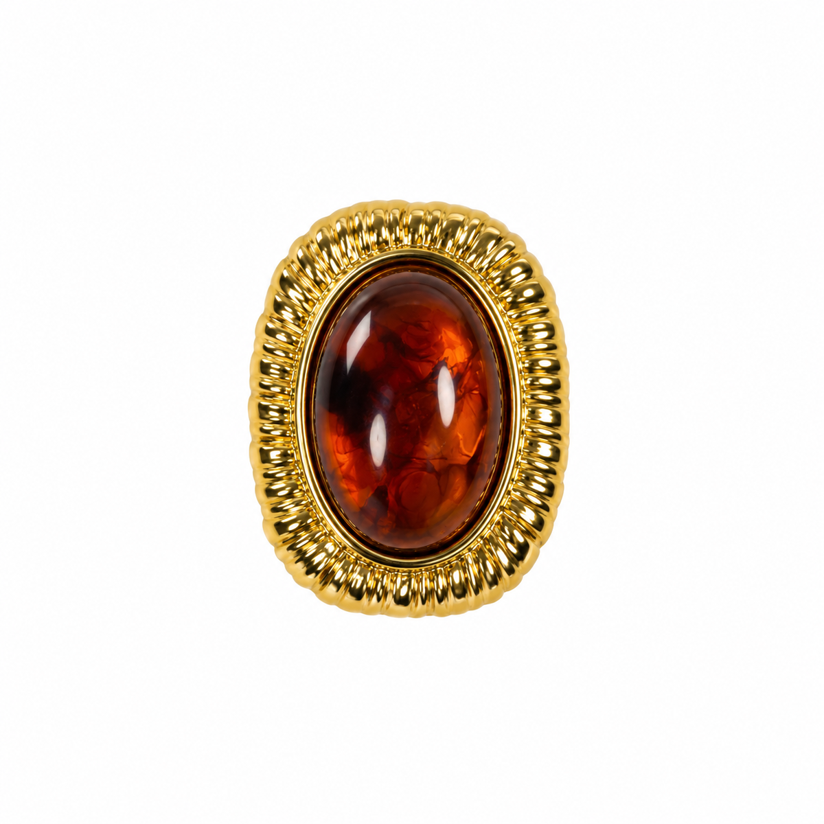 Amber Tear 2 Dog Collar Charm | Tail & Whisker