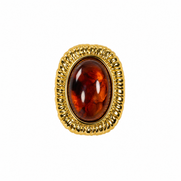 Amber Tear 2 Dog Collar Charm | Tail & Whisker