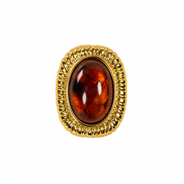 Amber Tear 2 Dog Collar Charm | Tail & Whisker