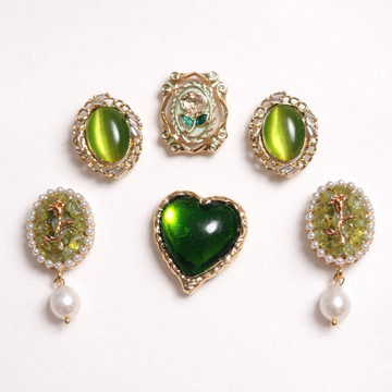 "Emerald Enchanted Grove" Luxury Pet Charm