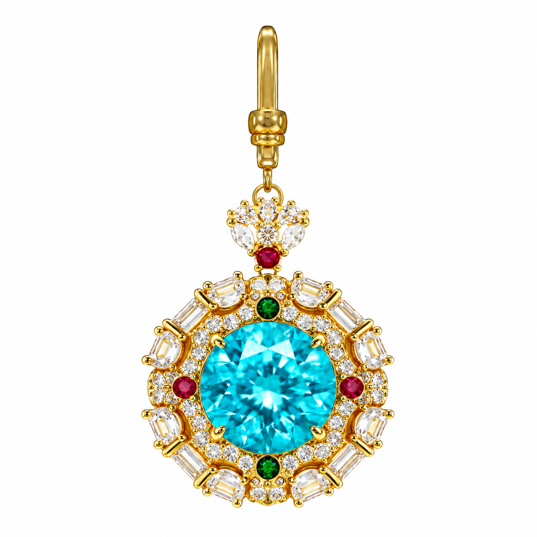 Radiant Crown Dog Collar Charm