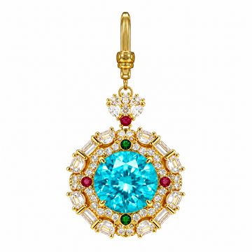 Radiant Crown Dog Collar Charm