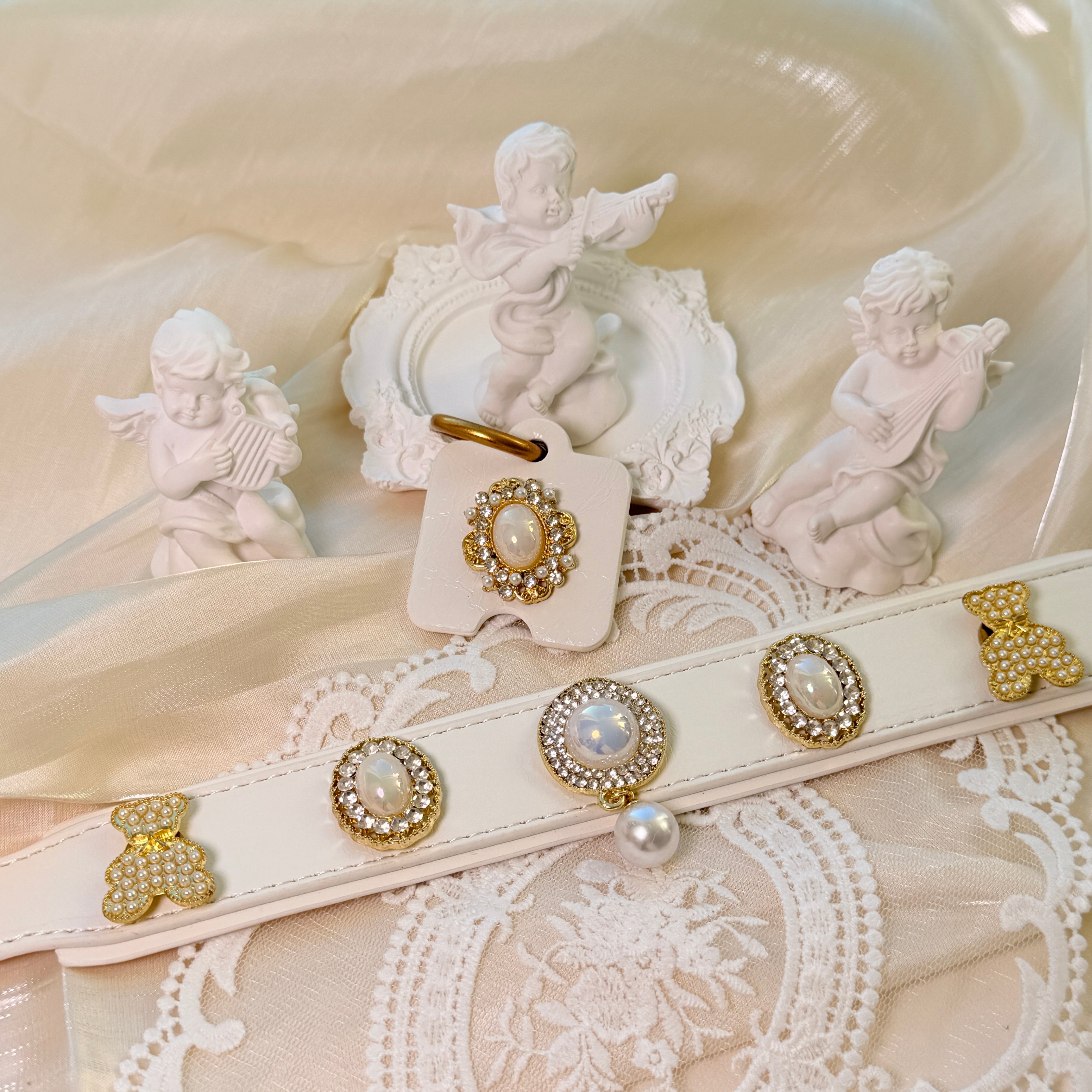 "Luminous Pearl Radiance" Luxury Pet Charm