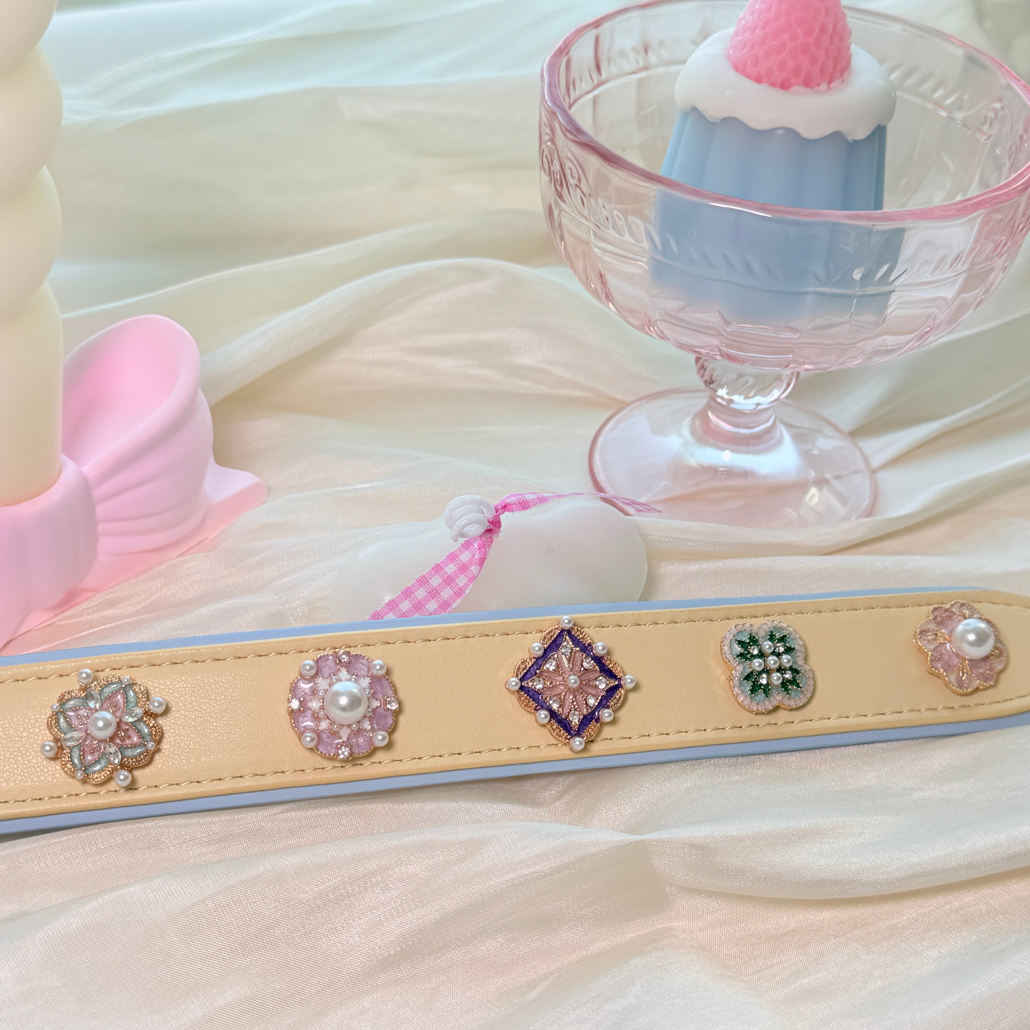 "Rococo Enamel Sigil" Luxury Pet Charm