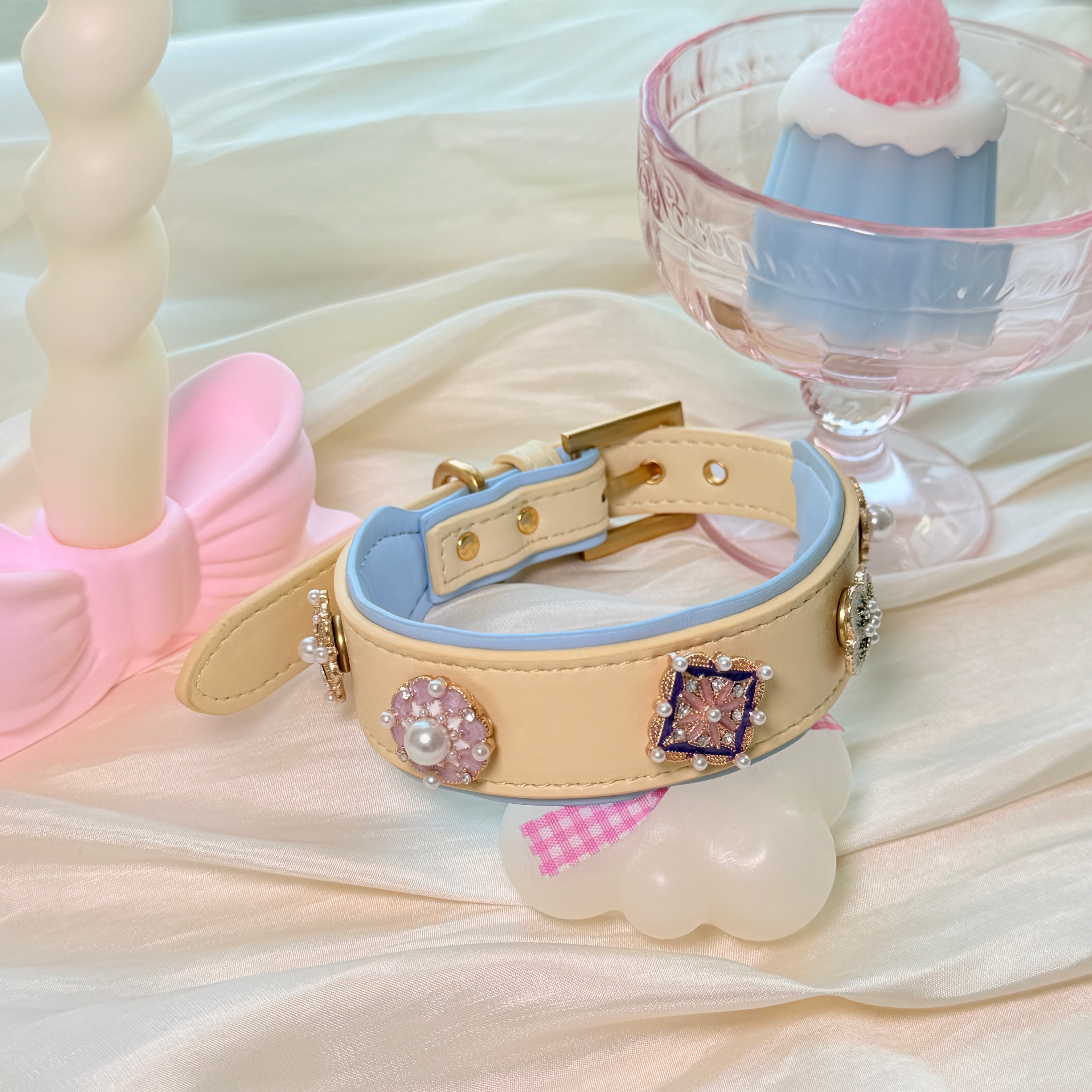 "Rococo Enamel Sigil" Luxury Pet Charm