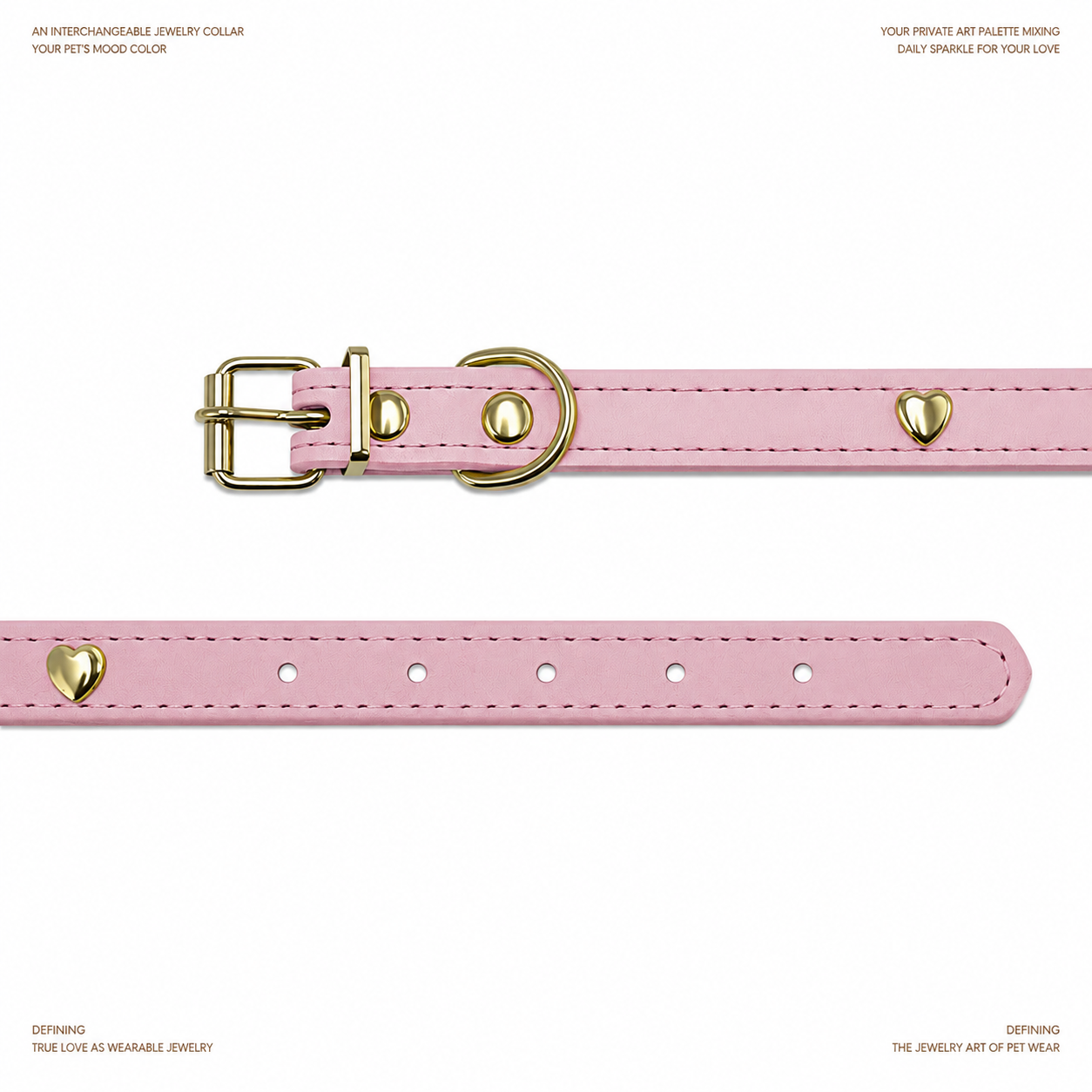 Collar Colgante Rosa Pétalo