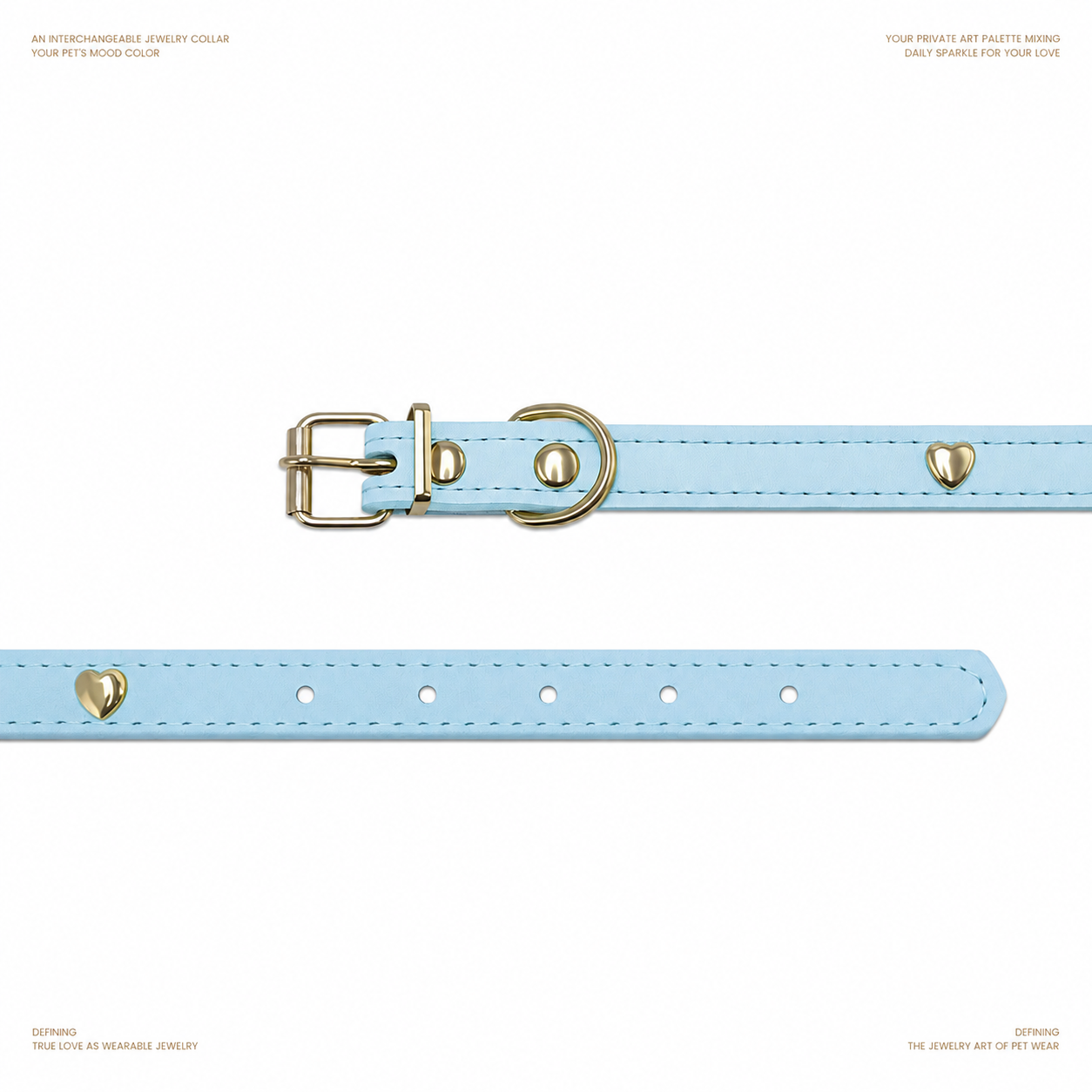 Collar Colgante Azul Aguamarina