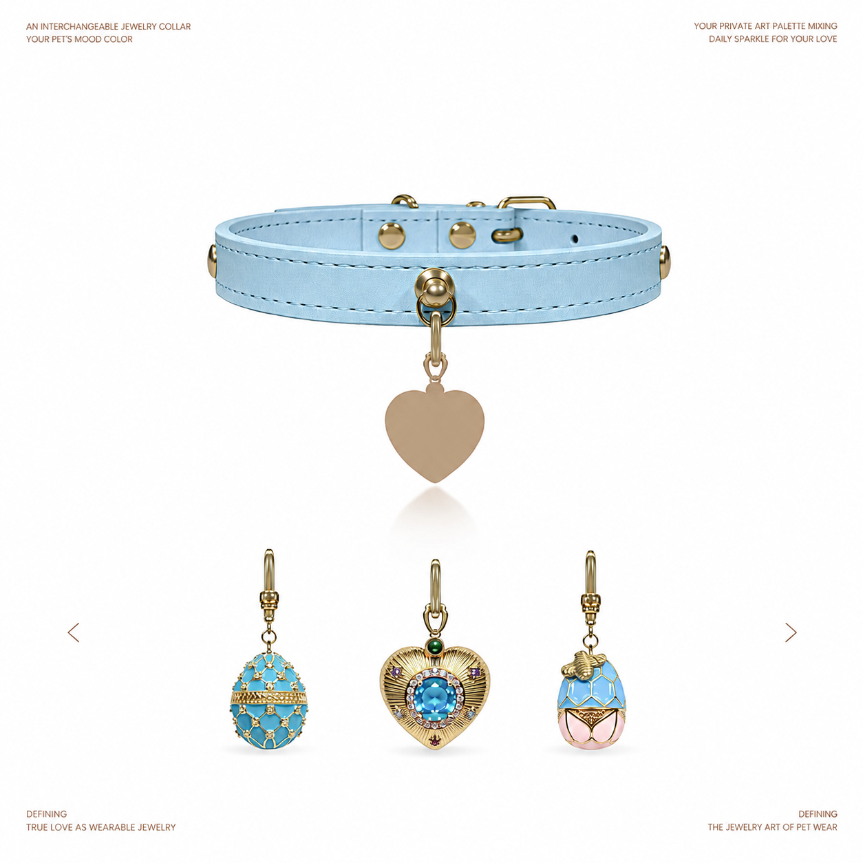 Collar Colgante Azul Aguamarina