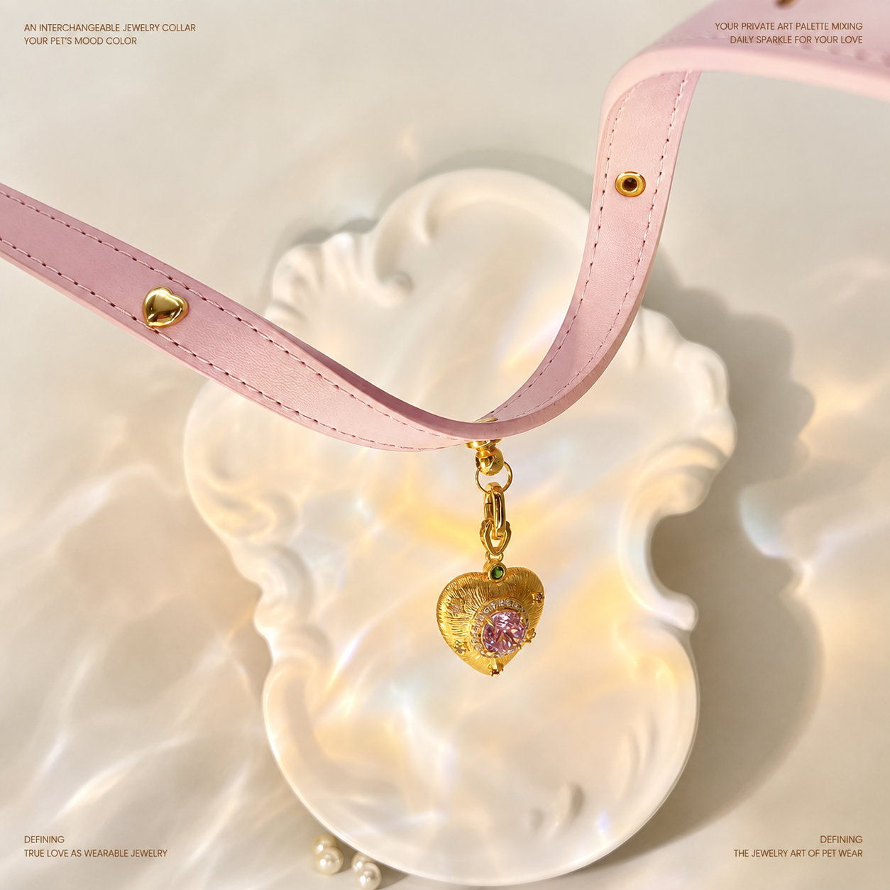 Collar Colgante Rosa Pétalo