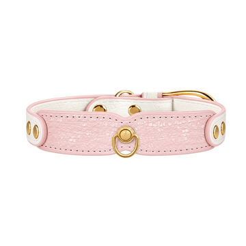 Blush Pink Pendant Dog Collar