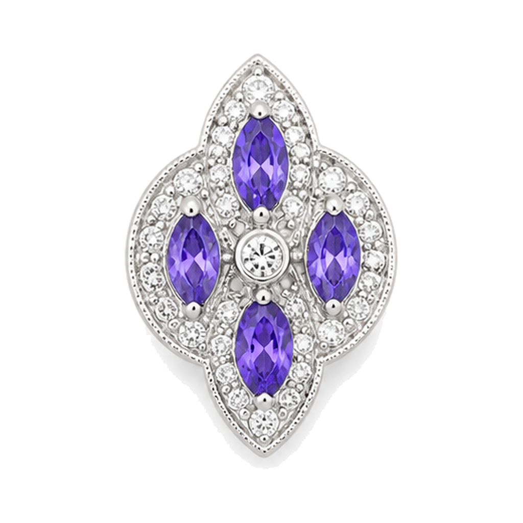 "Violet Sonata 1" Luxury Pet Charm