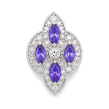 "Violet Sonata 1" Luxury Pet Charm