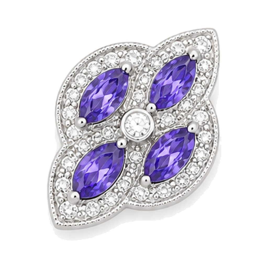 "Violet Sonata 4" Luxury Pet Charm