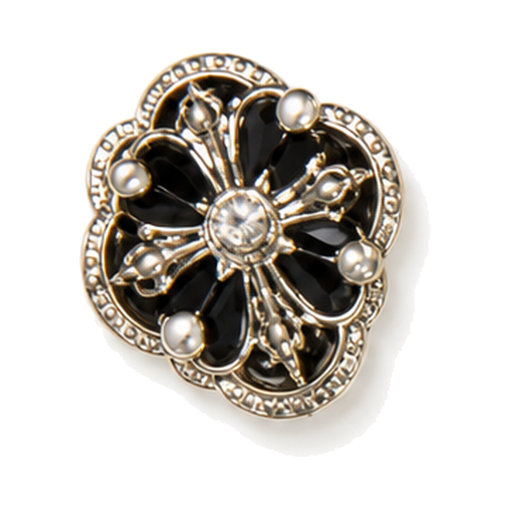 "Midnight Baroque 1" Luxury Pet Charm
