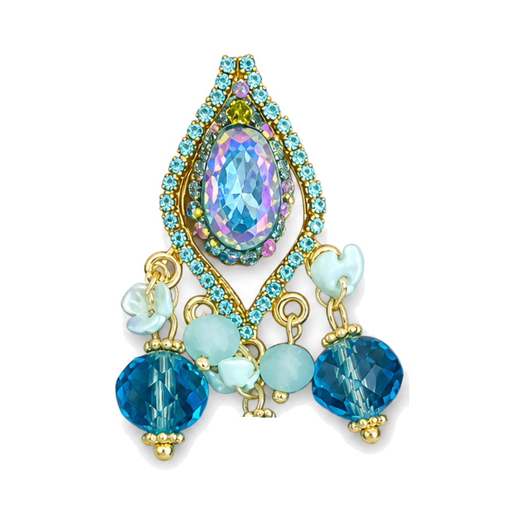 "Aqua Lagoon 1" Luxury Pet Charm