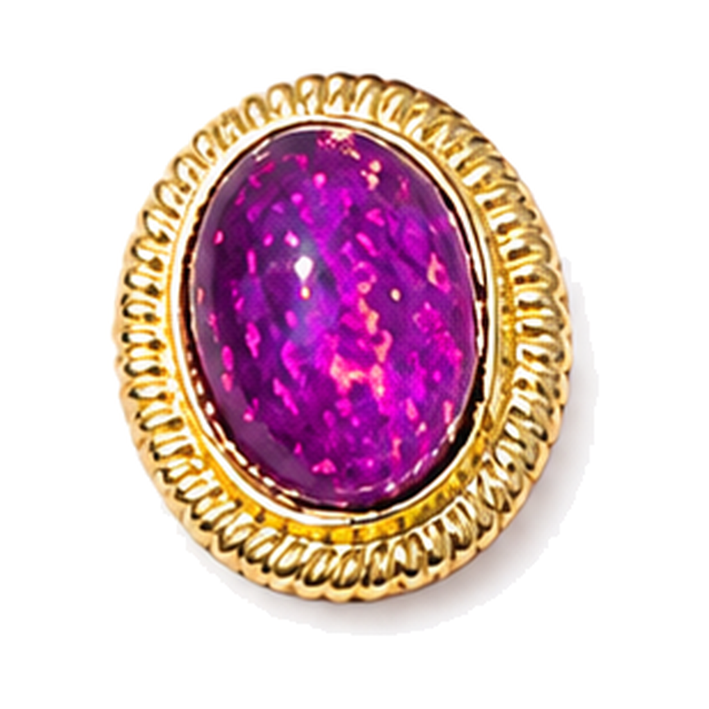 "Amethyst Bloom 3" Luxury Pet Charm