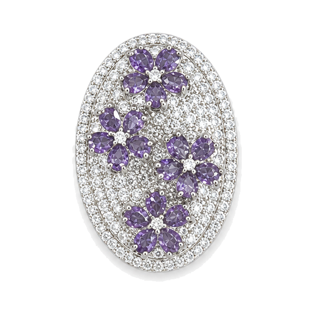"Purple Meadow 1" Luxury Pet Charm