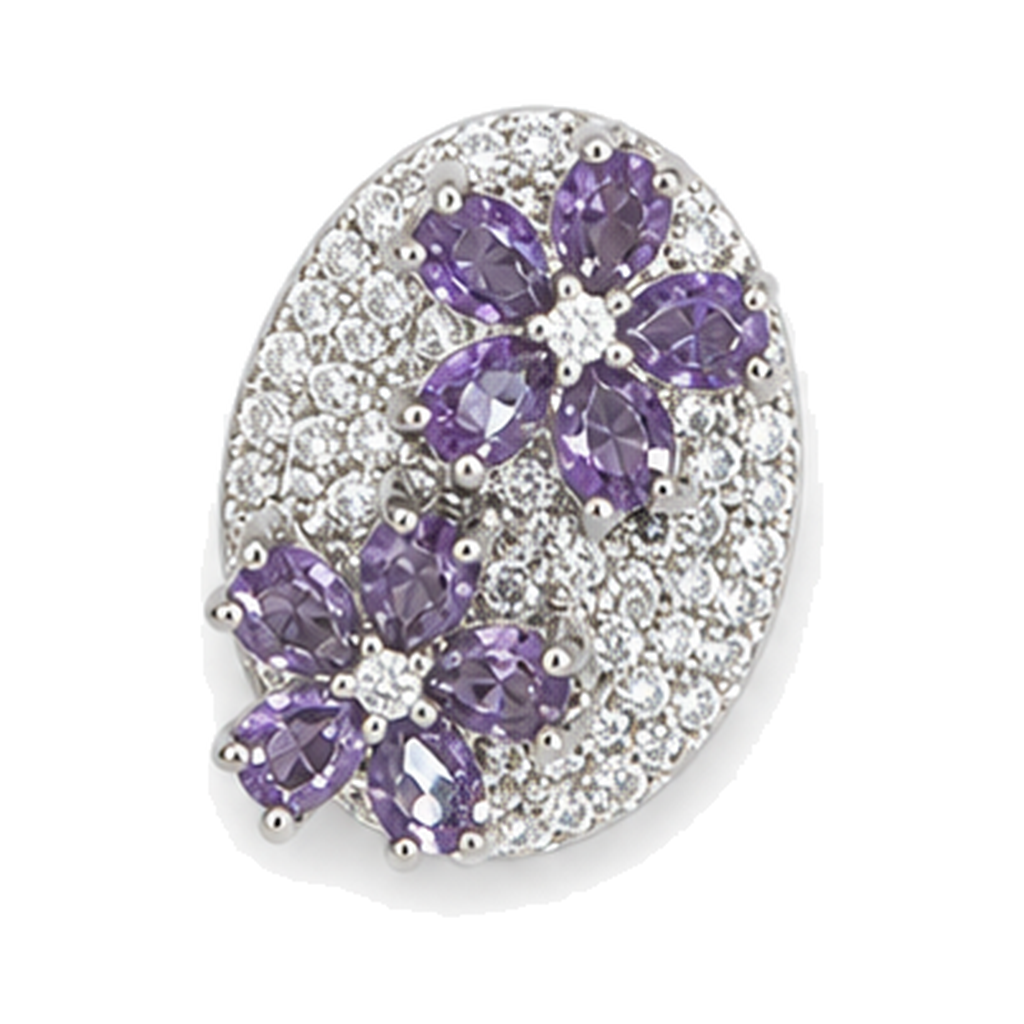 "Purple Meadow 5" Luxury Pet Charm
