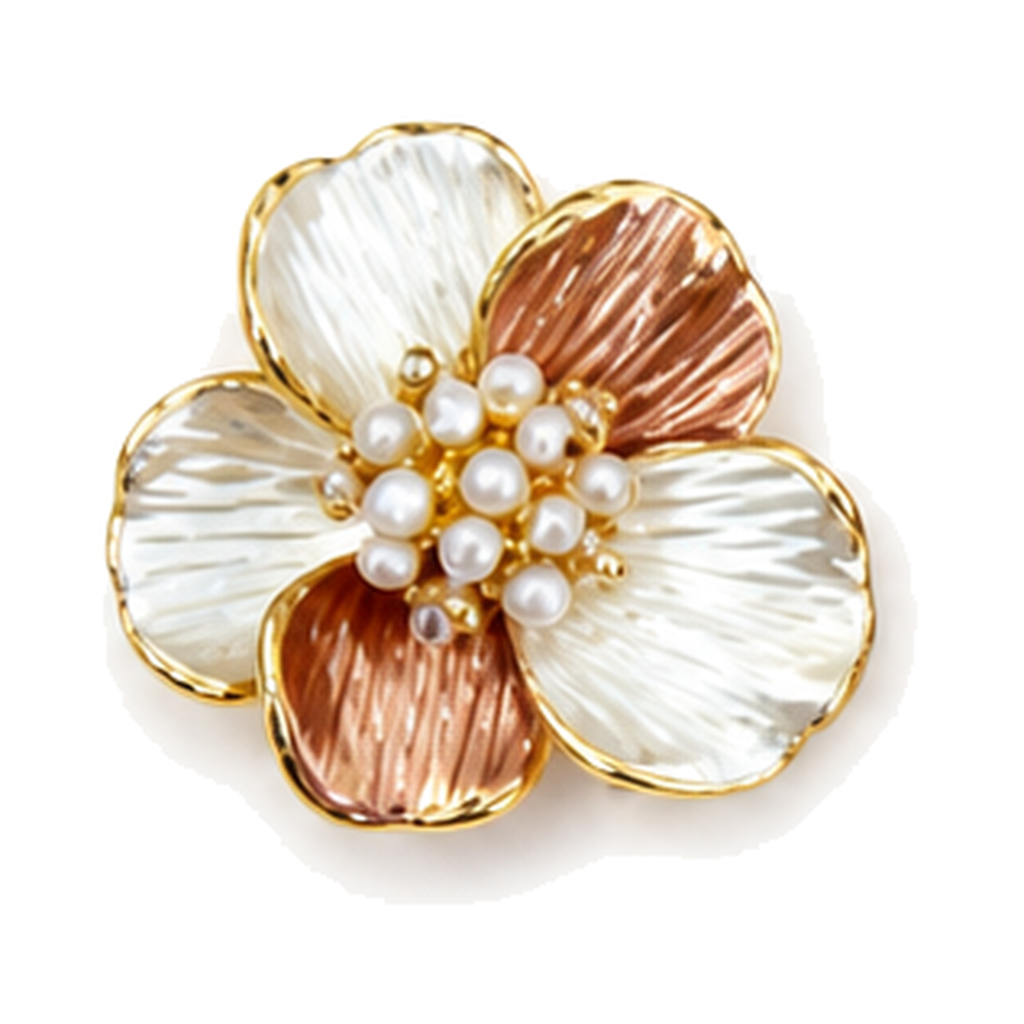 "Pearl Petal 2" Luxury Pet Charm