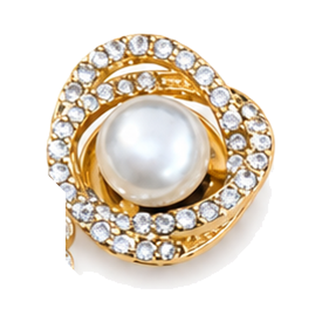 "Pearl Radiance 1" Luxury Pet Charm