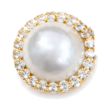 "Pearl Radiance 4" Luxury Pet Charm